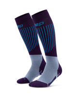 CEP Ski Ultralight Skisokken 3.0 - donkerpaars/blauw