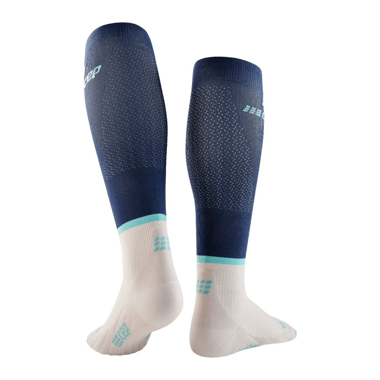 CEP Kompressionssocken The Run - Blau/Weiß