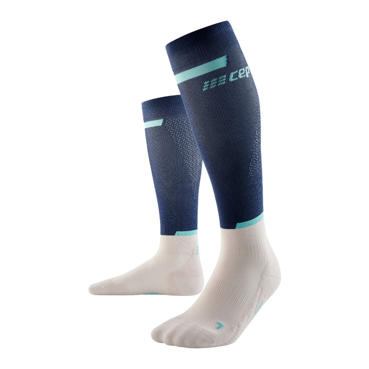 CEP Kompressionssocken The Run - Blau/Weiß