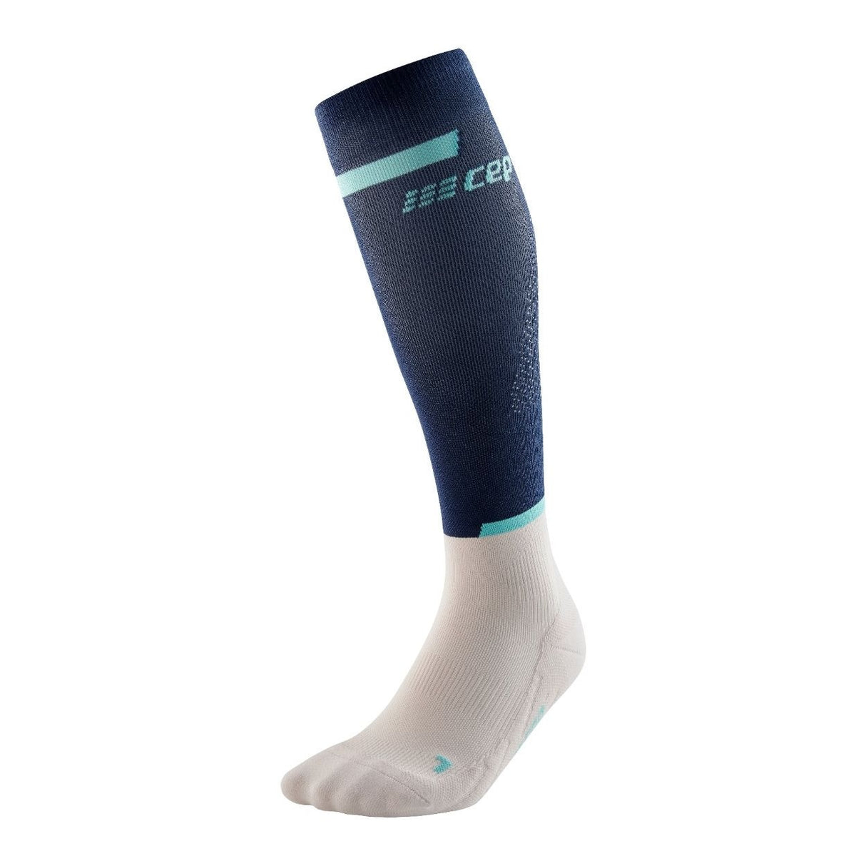 CEP Kompressionssocken The Run - Blau/Weiß