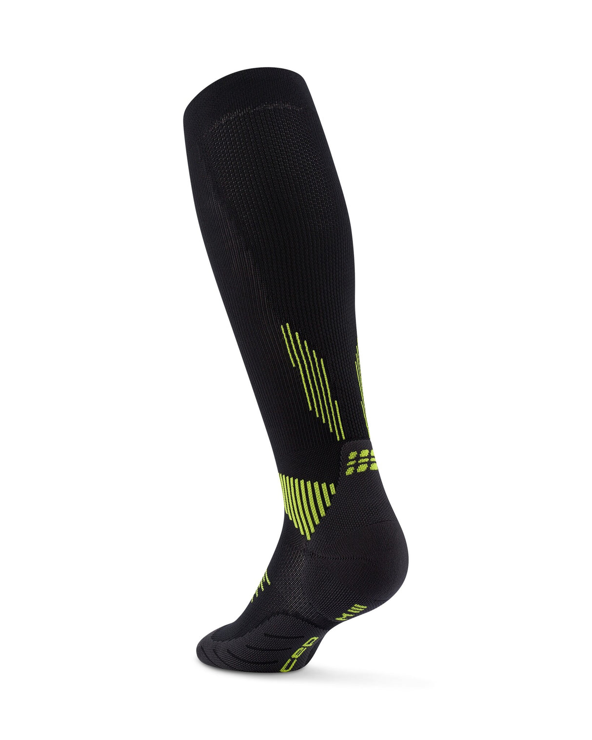 CEP Kompressionssocken Core Run 5.0 - schwarz/grün