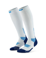CEP Kompressionssocken Core Run 5.0 - Weiß/Blau