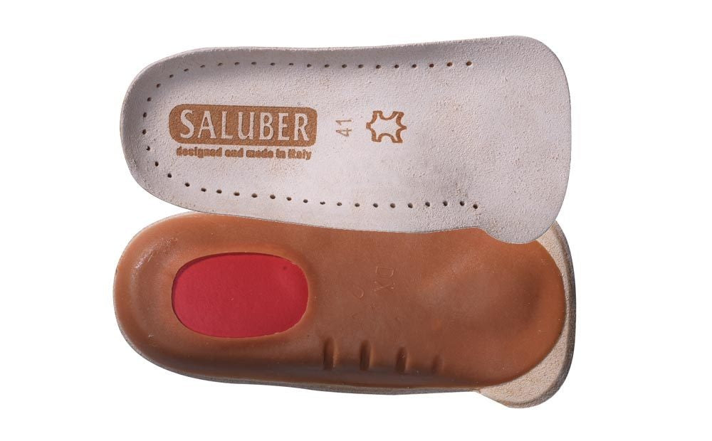 Dreiviertel-Innensohle aus Saluber-Leder