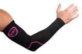 INC PRO Kompressionsarmmanschetten – Schwarz/Pink