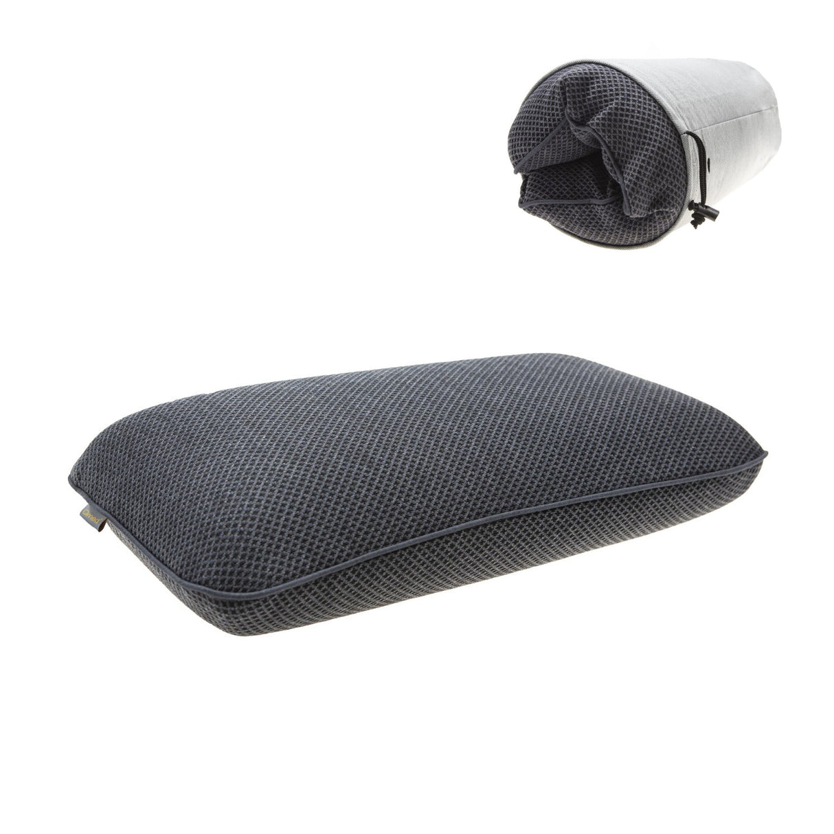 Qmed Bamboo Camp- und Reisekissen – Memory Foam