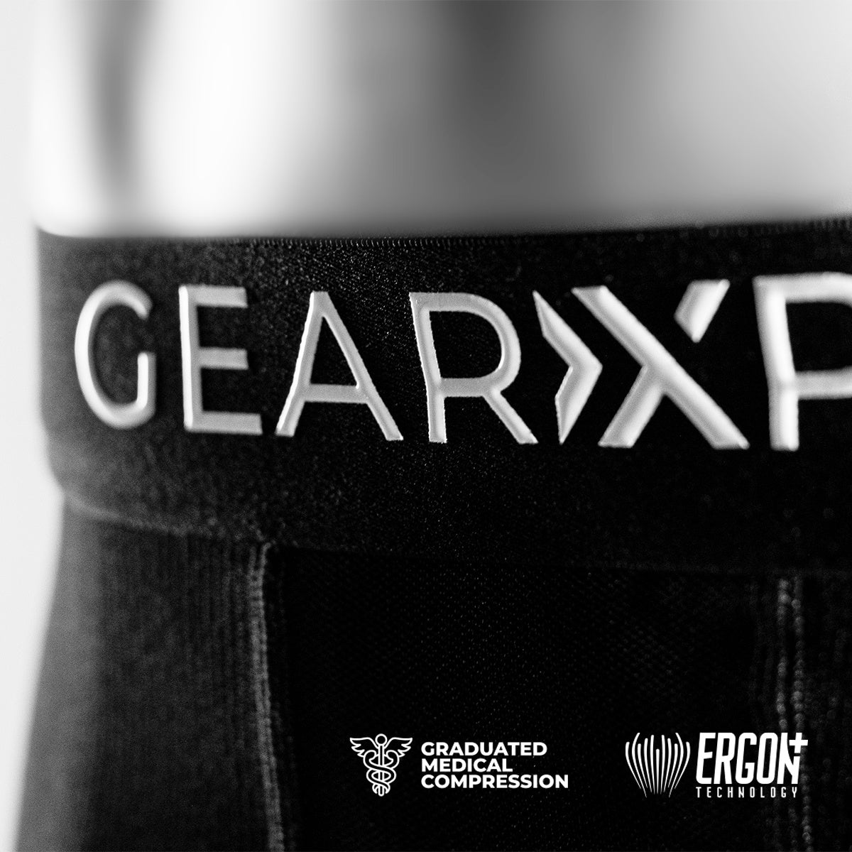 GEARXPro Recovery kurze Tights - Schwarz