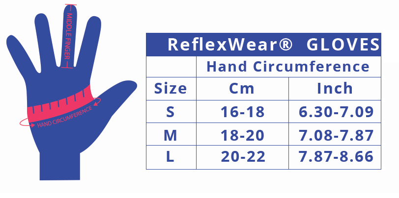 Reflexwear Diabetes-Handschuhe mit Fingerspitzen - natur