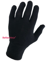 Reflexwear Diabetes-Handschuhe mit Fingerspitzen - schwarz