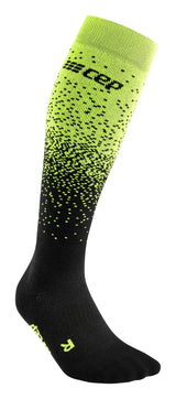 CEP Ski Merino Kompressionssocken - Schwarz/Grün