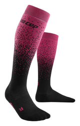 CEP Ski Merino Kompressionssocken - Schwarz/Lila