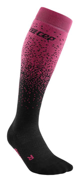 CEP Ski Merino Kompressionssocken - Schwarz/Lila