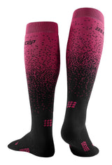 CEP Ski Merino Kompressionssocken - Schwarz/Lila