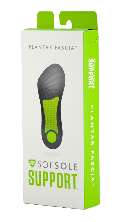 Sofsole Plantarfaszien-/Plantarfasziitis-Dreiviertel-Einlegesohlen