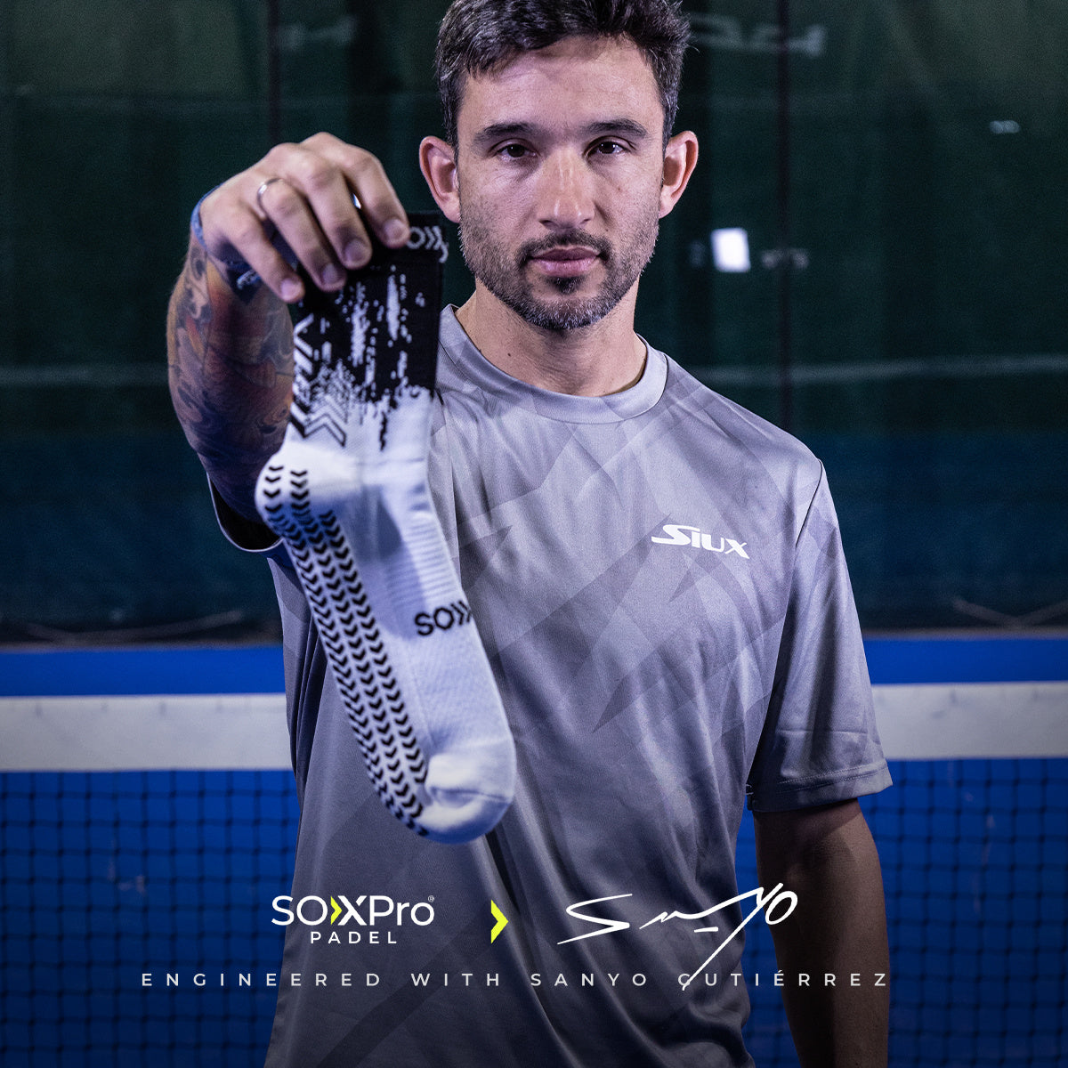 GEARXPro SOXPro - Padel - Schwarz/Pink