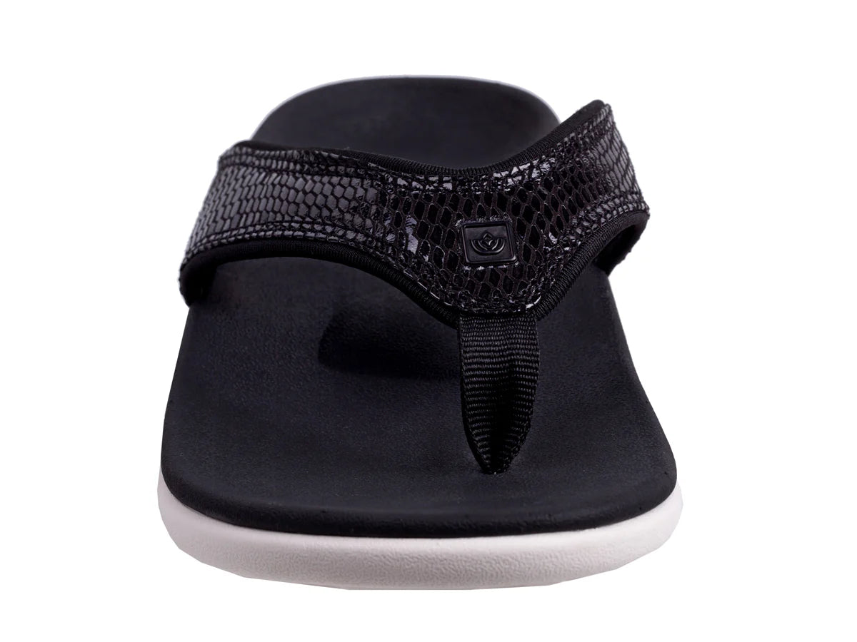 Spenco Hausschuhe Yumi 2 Damen - Gecko schwarz