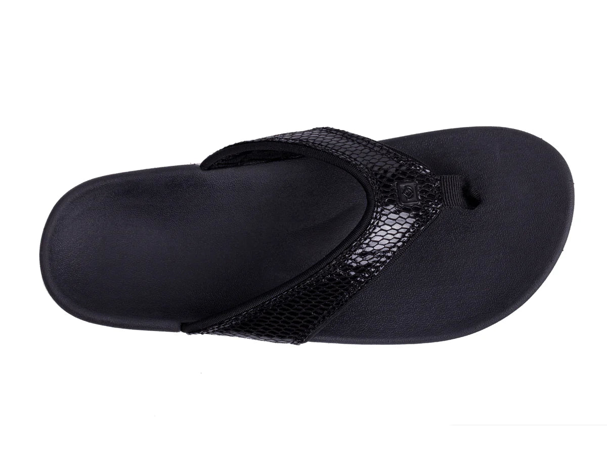 Spenco Hausschuhe Yumi 2 Damen - Gecko schwarz