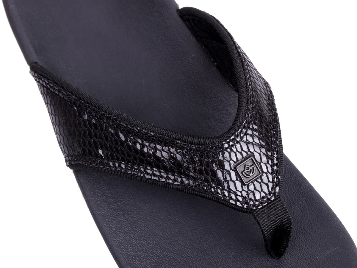 Spenco Hausschuhe Yumi 2 Damen - Gecko schwarz