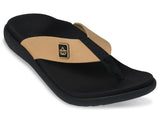 Spenco Hausschuhe Yumi Pure Damen - Schwarz/Hellbraun